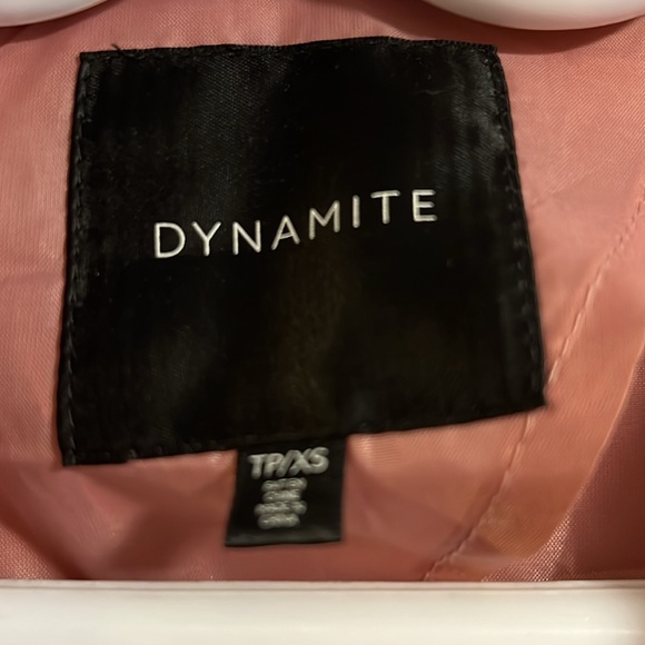 Dynamite | Pink Wool Blend Long Coat - Picture 2 of 4